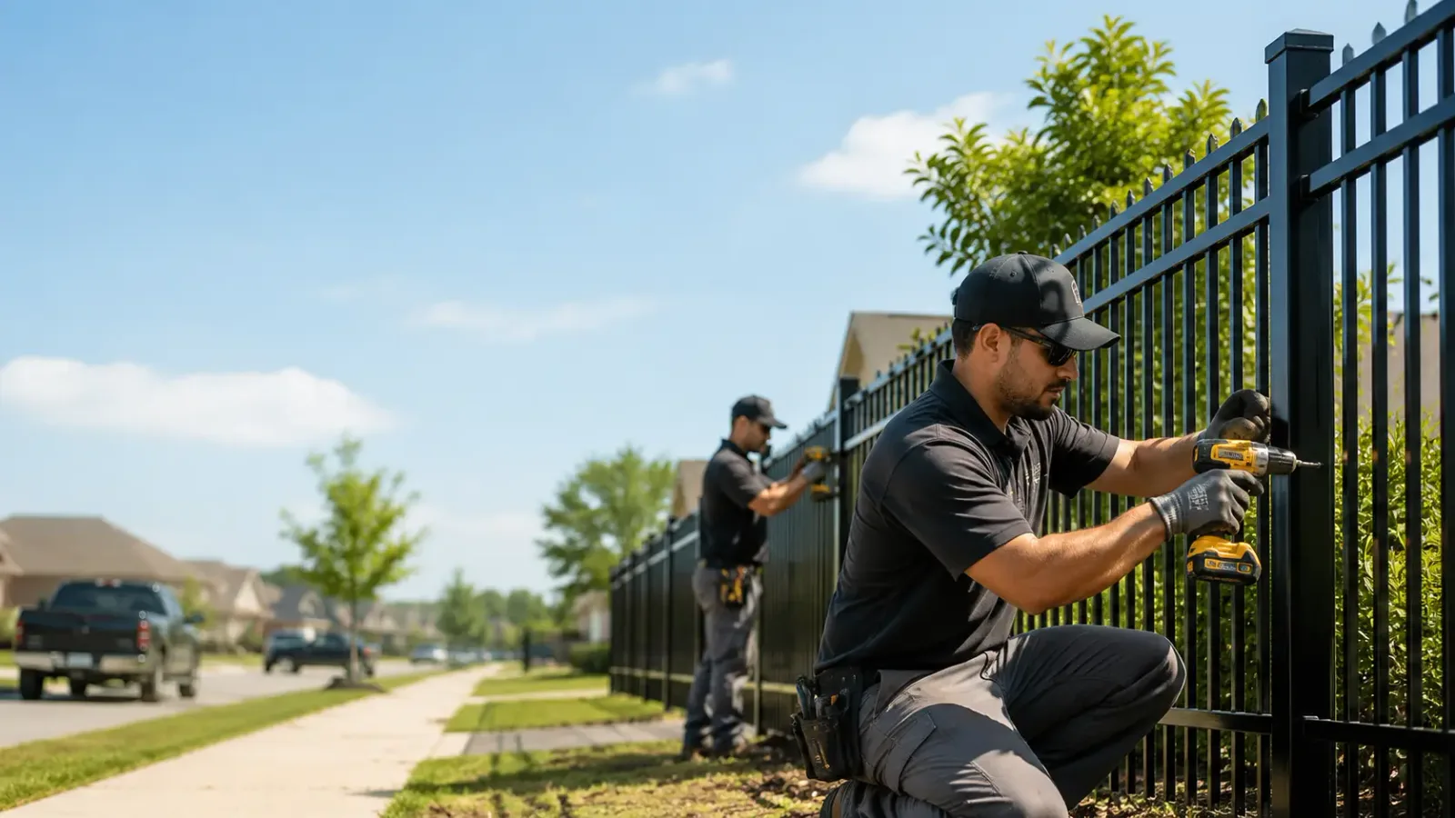 Metal Fence Installation in Holly Grove, AR